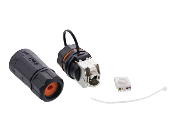 InLine Presa per cavo patch - RJ45 Cat.6A - IP68 - per l'industria