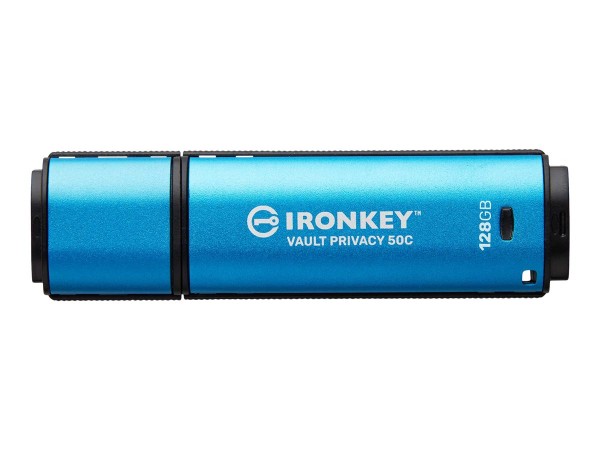 Kingston IronKey 128GB USB-C Vault Privacy 50C crittografia AES-256 - FIPS 197 - 128 GB - USB tipo-C