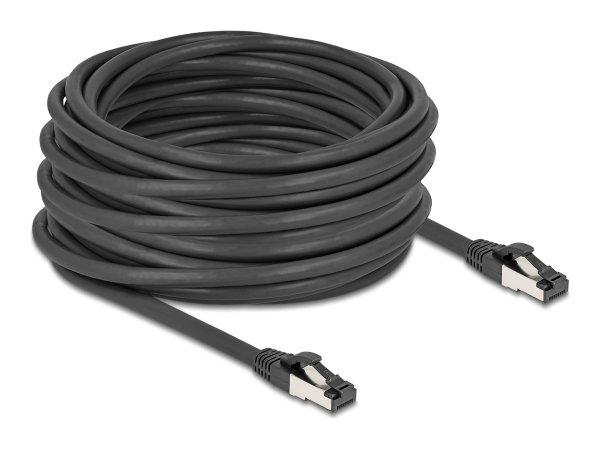 Delock RJ45 Netzwerkkabel Cat.8.1 S/FTP 40Gbps schwarz - Cavo - Rete