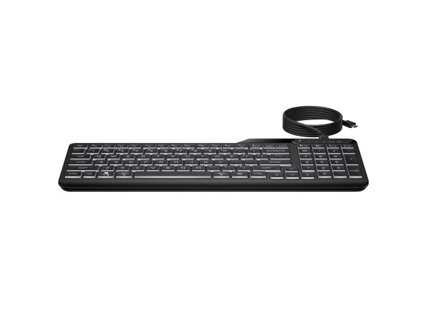 HP 405 Multi-Device Backlit Wired Keyboa - Tastiera - QWERTY