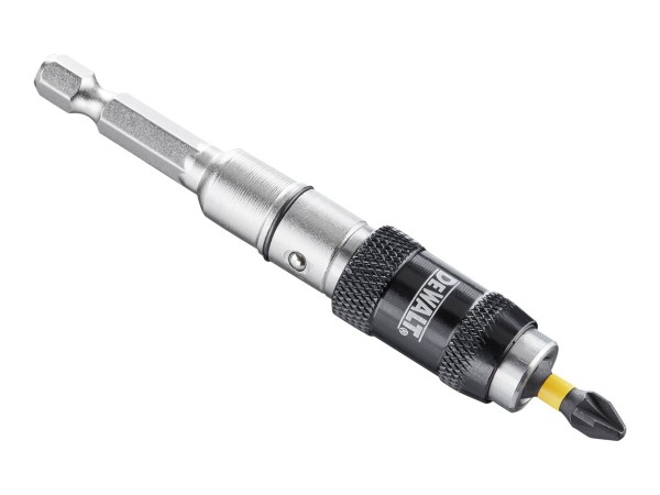 DEWALT Bithalter DT7505 - schwenkbar - schlagfest - 1/4" - Bit-Satz - Acciaio - 25,4 / 4 mm (1 / 4")