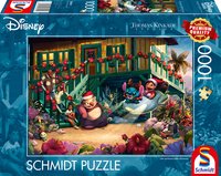 Schmidt Thomas Kinkade Studios Disney - Lilo and Stitch Aloha Christmas 1000