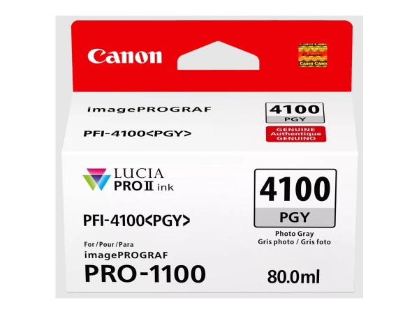 Canon PFI-4100 PGY - - Photo Grau - Originale - Cartuccia di inchiostro