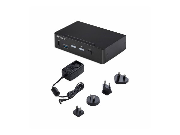 StarTech.com DisplayPort Kvm Switch USB 3.0 - Kvm switch - 2-port