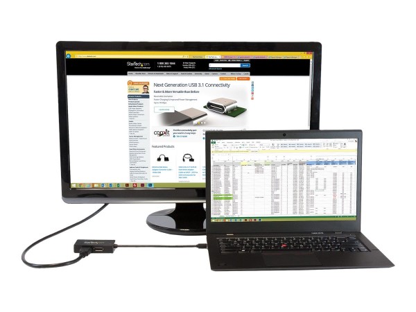 StarTech.com Mini DisplayPort to DP DVI HDMI Adapter - Adattatore - Digitale/display/video
