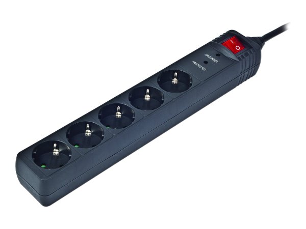 Gembird Steckdosenleiste 5fach Power Cube SPG5-C-5 - Strip alimentazione - 1,5 m