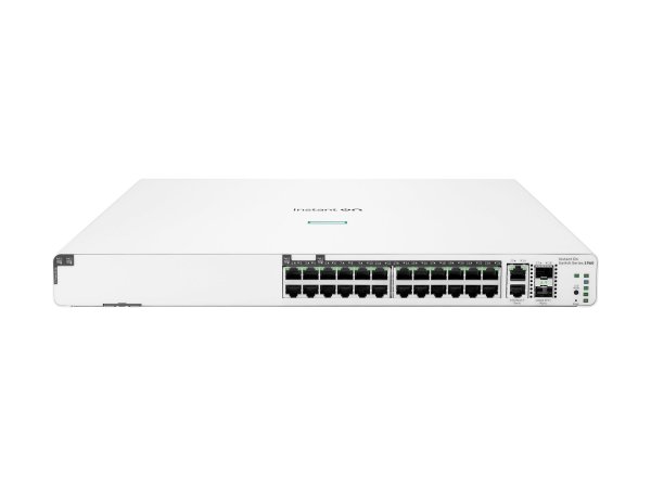 HPE E - Instant On 1960 24G 20p Class4 4p Class6 PoE 2XGT 2SFP+ 370W Switch - Interruttore - Filo di