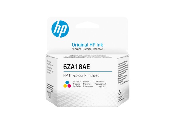 HP Testina di stampa originale 6ZA18AE - tricromia - Ciano - Magenta - Giallo - Inchiostro colorato