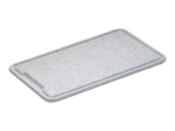 Zassenhaus Tranchierbrett Kunstst. Hellgrau 42x27x1.5cm