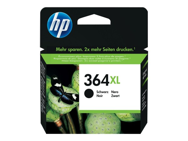 HP Cartuccia originale inchiostro nero ad alta capacità 364XL - Resa elevata (XL) - Nero - Inchiostr