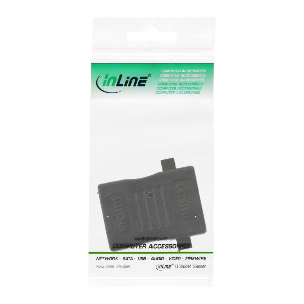 InLine Adattatore HDMI da pannello Tipo A Femmina/Femmina - dorato - 4K2K