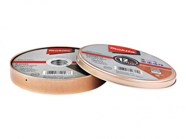 Makita D-65969-12 - Disco per tagliare - Centro piatto - Acciaio inox - Makita - 2,22 cm - 12,5 cm