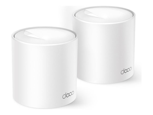 TP-LINK Deco X10 - Bianco - Interno - Router Mesh - 190 m² - Dual-band (2.4 GHz/5 GHz) - Wi-Fi 6 (80