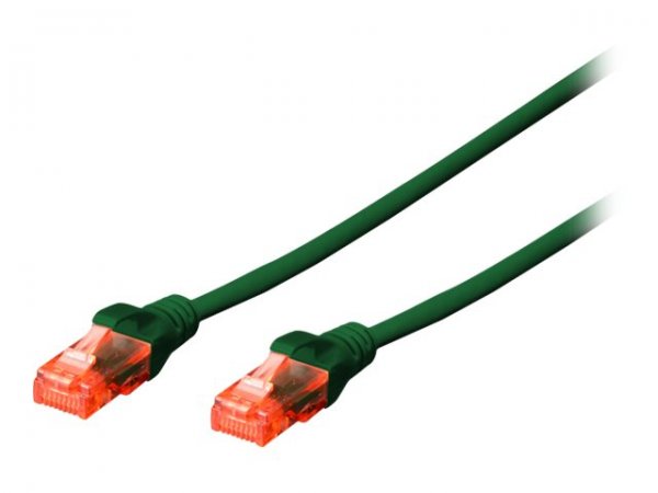 DIGITUS Cavo patch U/UTP CAT - LSZH - 5 m - Cat6 - U/UTP (UTP) - RJ-45 - RJ-45 - Verde