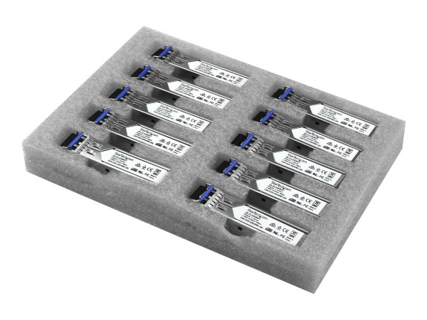 StarTech.com Cisco GLC-LH-SM Compatibile Ricetrasmettitore SFP - 1000BASE-LX/LH - 10 unità - Fibra o