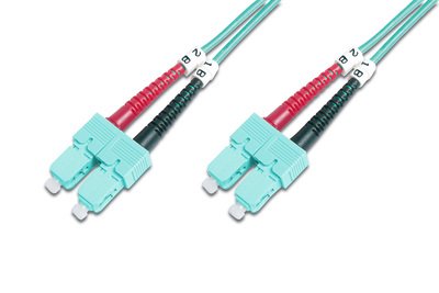 DIGITUS Cavo patch LWL multimodale OM 3 - SC/SC - 1 m - I-VH - OM3 - SC - SC