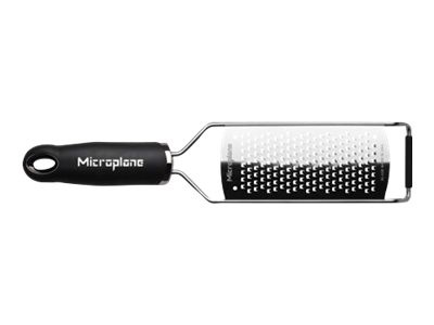 Microplane 45000 - Grattugia piatta - Nero - Acciaio inossidabile - Acciaio inossidabile - Plastica
