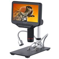 Levenhuk DTX RC4 - Microscopio digitale - Nero - Metallo - LCD - 17,8 cm (7") - MicroSD (TransFlash)