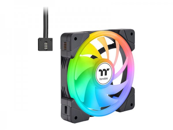 Thermaltake SWAFAN EX12 ARGB - Raffreddatore d'aria - 12 cm - 500 Giri/min - 2000 Giri/min - 57,11 p