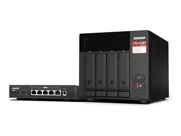 QNAP TS-473A - NAS-Server - 4 Schächte - Server di archiviazione - NAS
