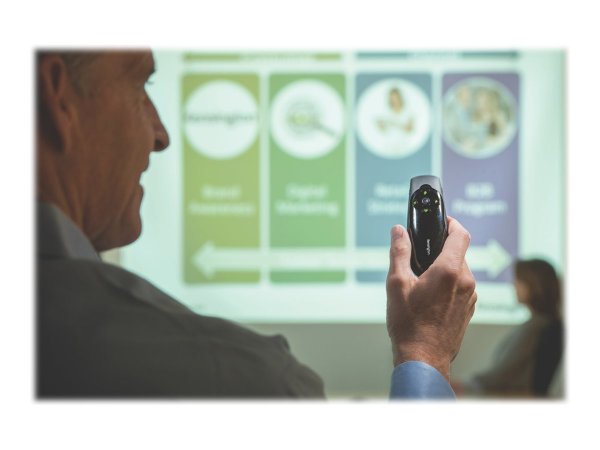 Kensington Controllo del cursore wireless con laser verde - Nero