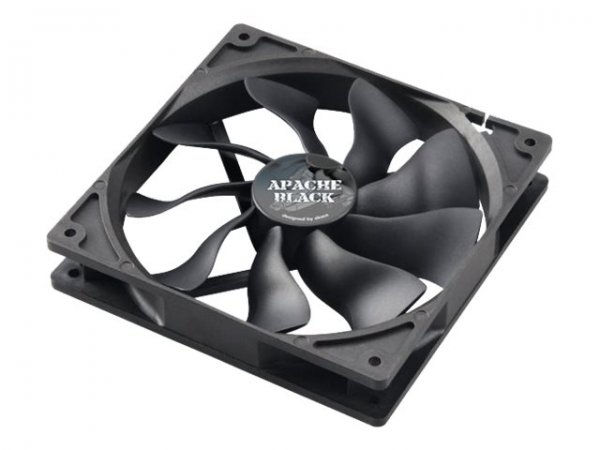 Akasa 14cm APACHE Black - Ventilatore - 14 cm - 22,19 dB - Nero