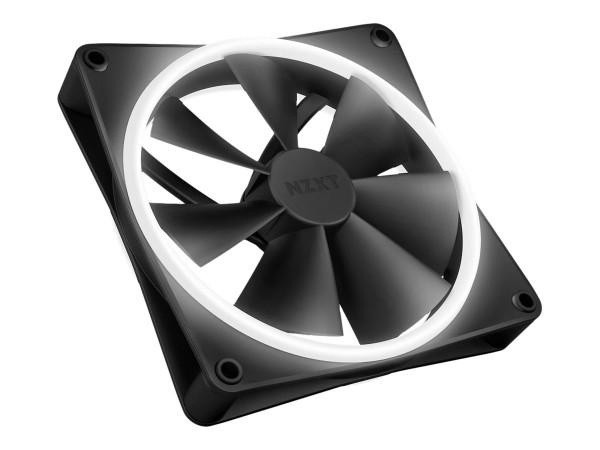 NZXT F-Serie F140 RGB DUO LA fter Twin Black RF-D14DF-B1 retail - Case fan - 36 dB