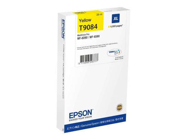 Epson T9084 - - Groesse Xl - Gelb - original - Originale - Cartuccia di inchiostro