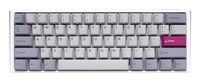 Ducky One 3 Mist Grey Mini Gaming Tastatur RGB LED - MX-Ergo-Clear US - Tastiera