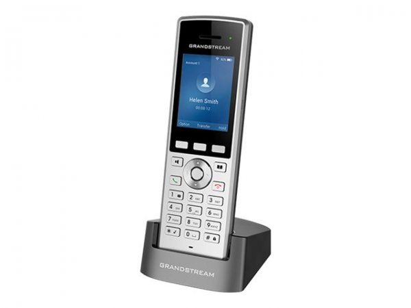 Grandstream WP822 - IP Phone - Nero - Argento - Cornetta wireless - 2 linee - 500 voci - Pulsanti