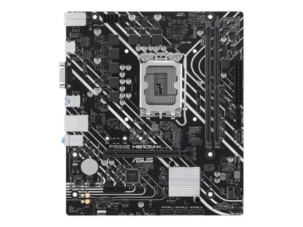 ASUS Prime H610M-K - Intel - LGA 1700 - Intel® Celeron® - Intel® Core™ i3 - Intel® Core™ i5 - Intel®