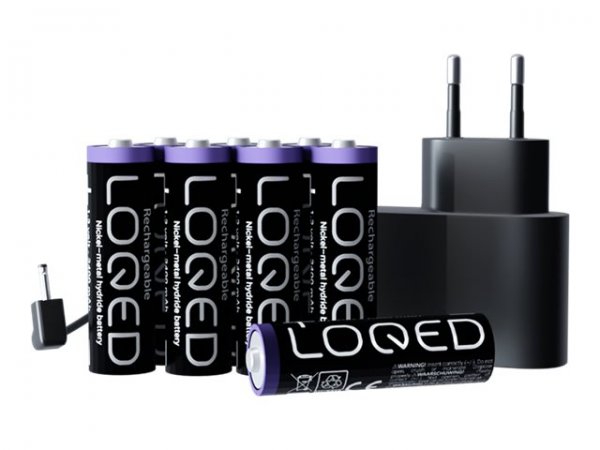 Shelly LOQED Power Kit Rechargeable AA Battery