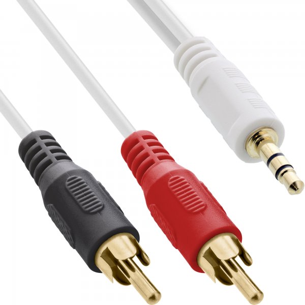 InLine Cavo Audio Jack 3,5mm maschio a 2x RCA maschio - 2,5m