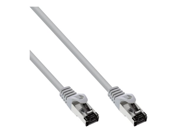 InLine Cavo Patch - S/FTP (PiMf) - Cat.8.1 - 2000MHz - Halogenfree - grigio - 0,25m