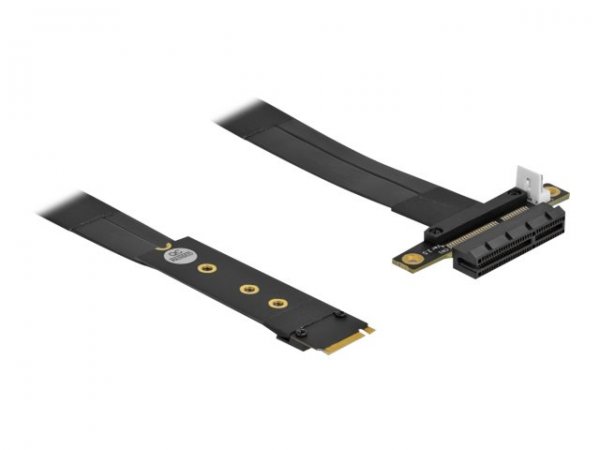 Delock M.2 Key M zu PCIe x4 NVMe Adapter mit 20cm Kabel - Controllore - Serial ATA