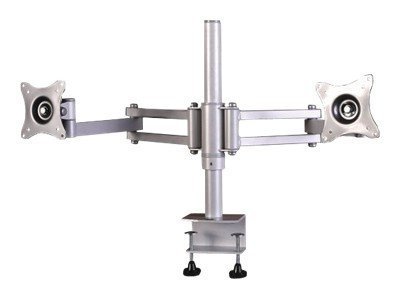 Edbak SV06c-B Tischhalterung für 2 Displays mit 2 Doppelschwenkarmen zum klemmen 19"" - Accessori tf