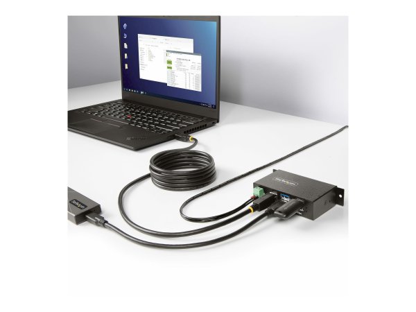StarTech.com Hub USB gestito a 4 Porte con 4x USB-A - Alloggiamento industriale in metallo resistent