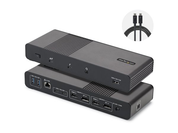 StarTech.com Startech - Dockingstation - für Laptop - USB4 Thunderbolt 4 Thu...