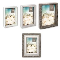 Zep Trilogy 3 - Legno - Marrone - Grigio - Bianco - Set di cornici per foto - Tavolo - Parete - 10 x