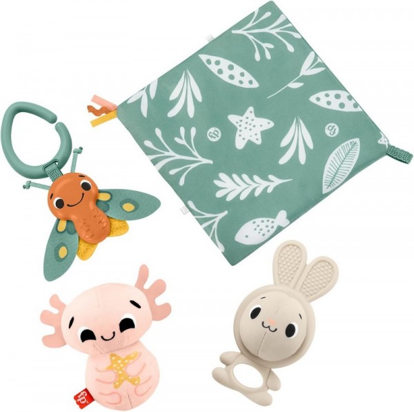 Mattel Sensorische Erlebnisse Geschenkset 4 sensorische Spielzeuge