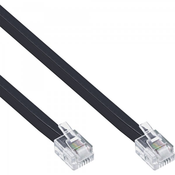 InLine Cavo modulare telefonico - maschio-maschio - RJ12 - 6 conduttori - 6P6C - 2m