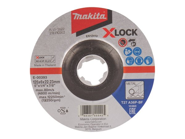 Makita E-00393 Schruppscheibe Durchmesser 125 mm Bohrungs-O 22.23 1 St.