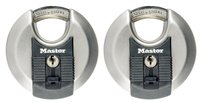 MasterLock M40EURT - Lucchetto Discus - Blocco tasto - Chiusura simile - Garage - Camion per trasloc