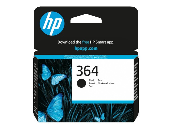 HP 364 Black Ink Cartridge - Originale - Inchiostro a base di pigmento - Nero - HP - Photosmart B855