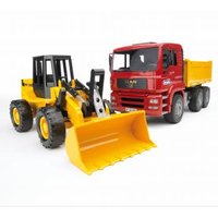 Bruder Construction truck with articulated road loader - 3 anno/i - ABS sintetico - Multicolore