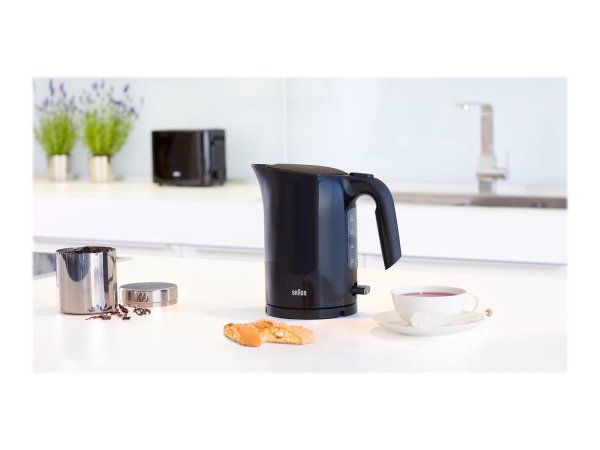 Braun PurEase WK 3000 BK - 1 L - 2200 W - Nero - Indicatore del livello dell'acqua - Filtro
