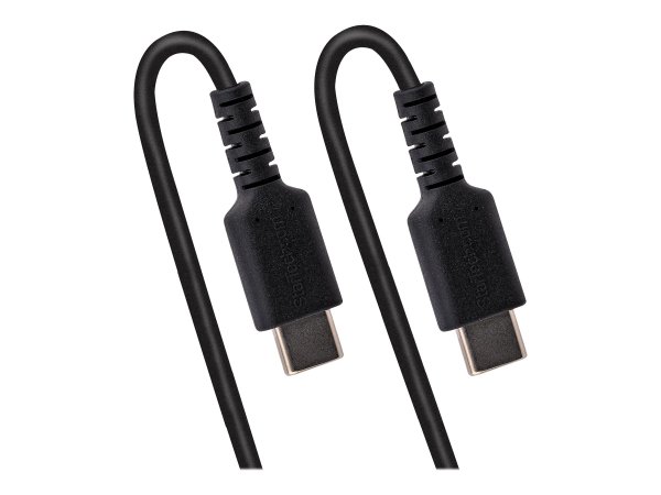 StarTech.com Cavo USB C Ricarica Veloce da 50cm; Cavetto USB tipo C 2.0 Spiralato di Alimentazione e