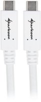 Sharkoon 4044951021178 - 0,5 m - USB C - USB C - USB 3.2 Gen 1 (3.1 Gen 1) - Bianco