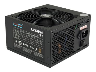 LC-Power LC6650 V2.3 - 650 W - 230 V - 47 - 63 Hz - 5 A - Attivo - 100 W