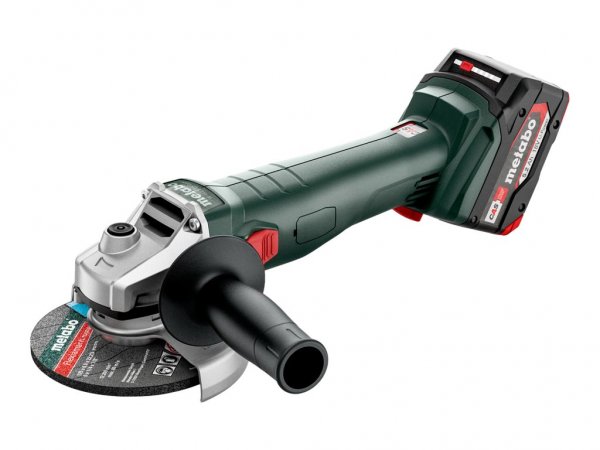 Metabo W 18 L 9-125 Quick - 8500 Giri/min - 12,5 cm - Batteria - 5,2 Ah - 2,3 kg - Motore senza spaz